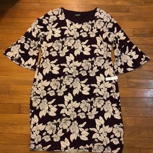 Glamour Brand Floral Textured Dress